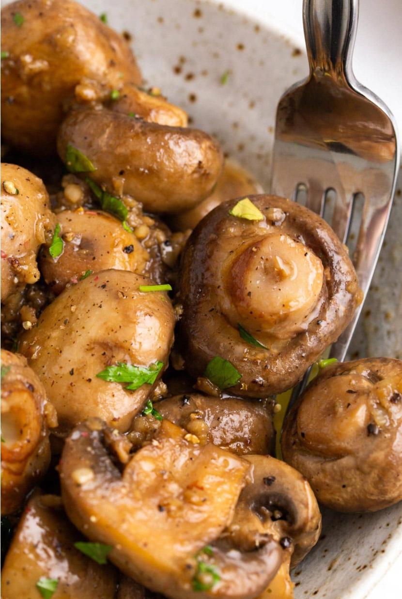 SIZZLING SKILLET OF MUSHROOMS