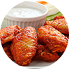 TEXAS CHICKEN WINGS FRIED