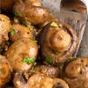 SIZZLING SKILLET OF MUSHROOMS