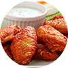 TEXAS CHICKEN WINGS FRIED